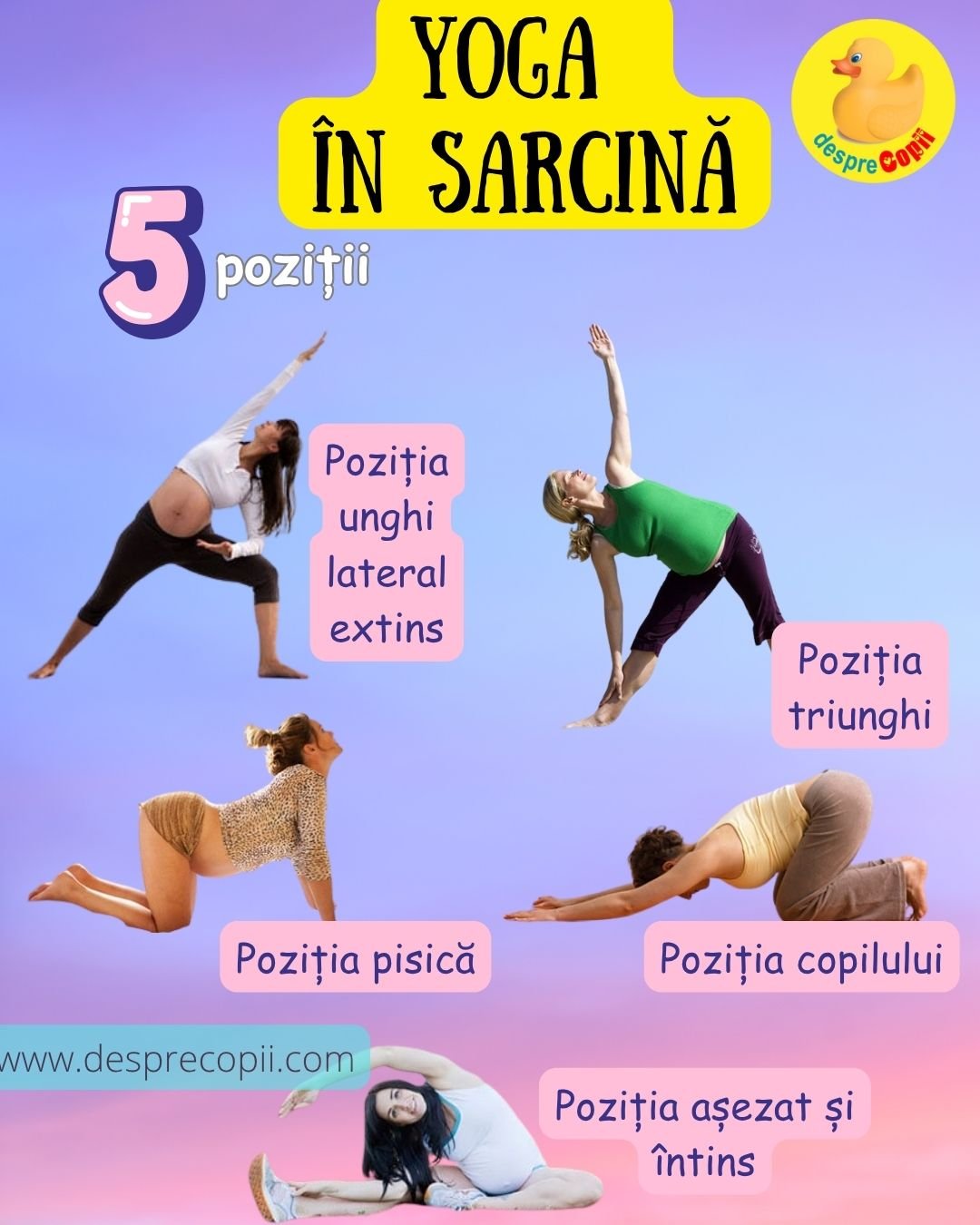 pozitii yoga sarcina 1